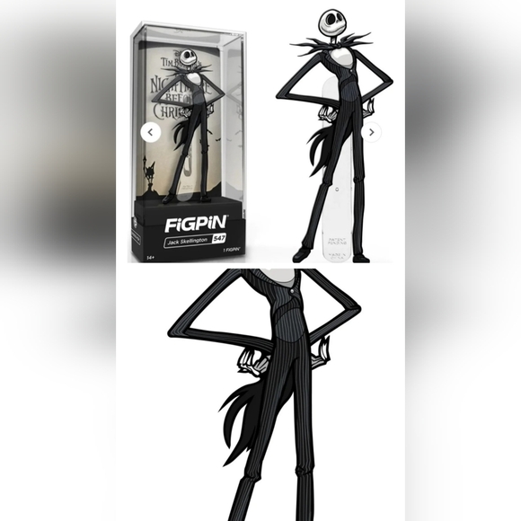 FIGPIN DISNEY THE NIGHTMARE BEFORE CHRISTMAS JACK SKELLINGTON - Picture 6 of 6